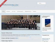 Tablet Screenshot of philharmonischer-chor-bonn.de